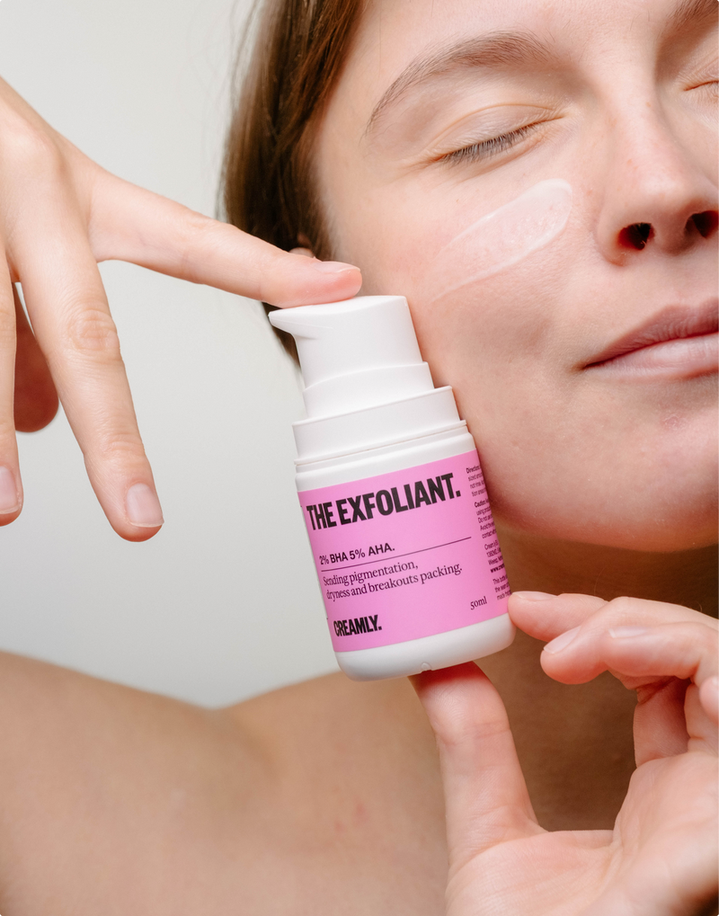 The Exfoliant. 2% BHA 5% AHA